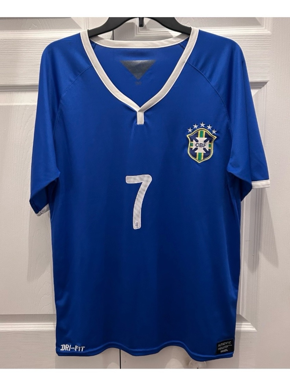 2006 Brazil National Team Away Jersey #7
